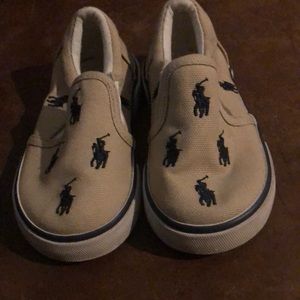 Ralph Lauren Polo Canvas Toddler Shoes 